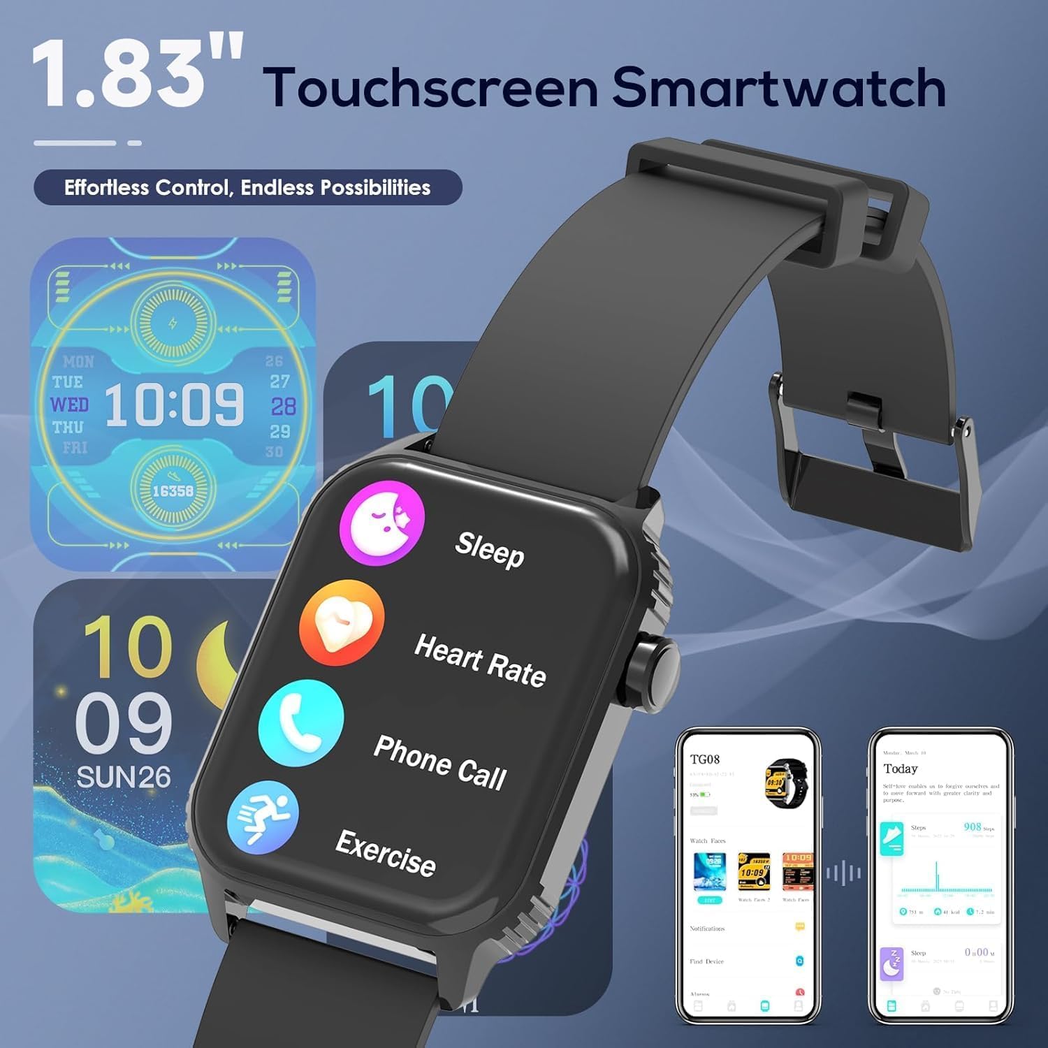Detalle de TRAUSI smartwatch TG08