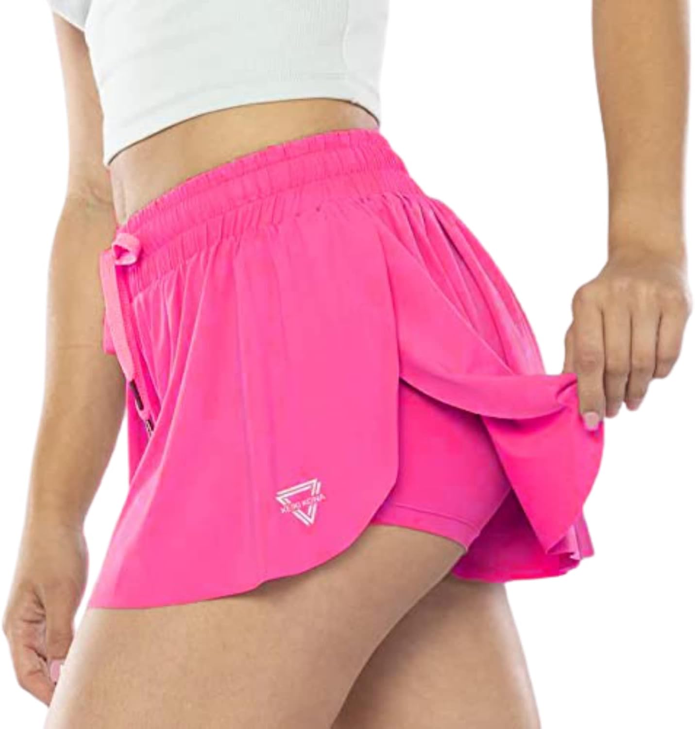 Detalle 2 de Keiki Kona 2-in-1 Flowy Fitness Shorts — Quick Dry
