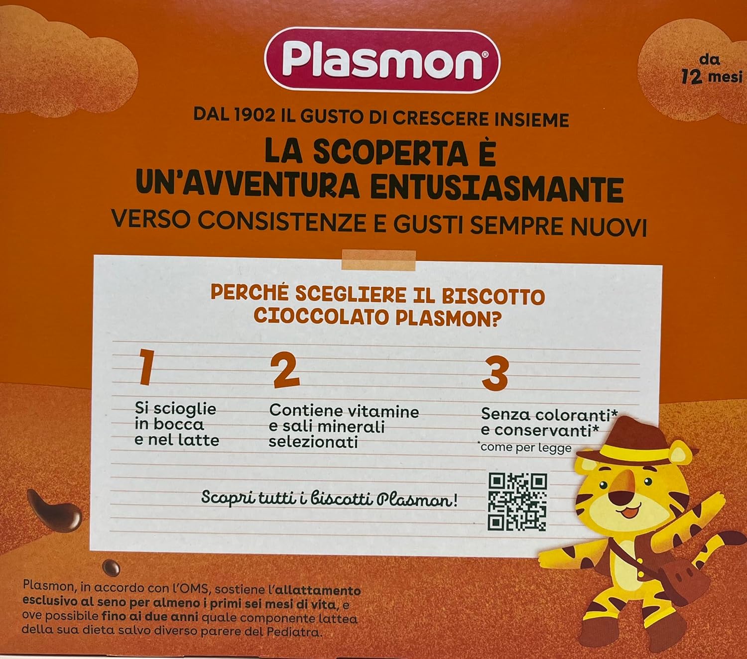 Thumbnail 2 de Plasmon Biscotto Cacao - 320 g (6 Pezzi): biscotto per manine sicuro e facile da sciogliere