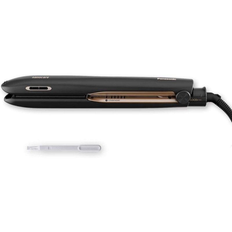 Detalle 2 de Panasonic EH-PHS9K: plancha de pelo cerámica con Iónica, seguridad y control de temperatura