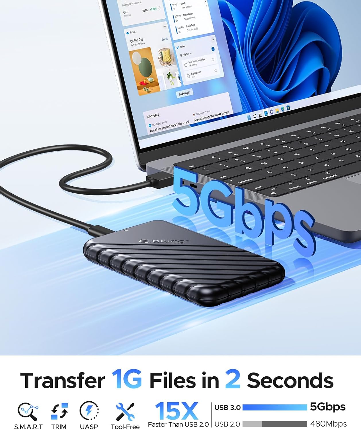 Thumbnail 1 de ORICO Carcasa USB 3.0 2.5" HDD