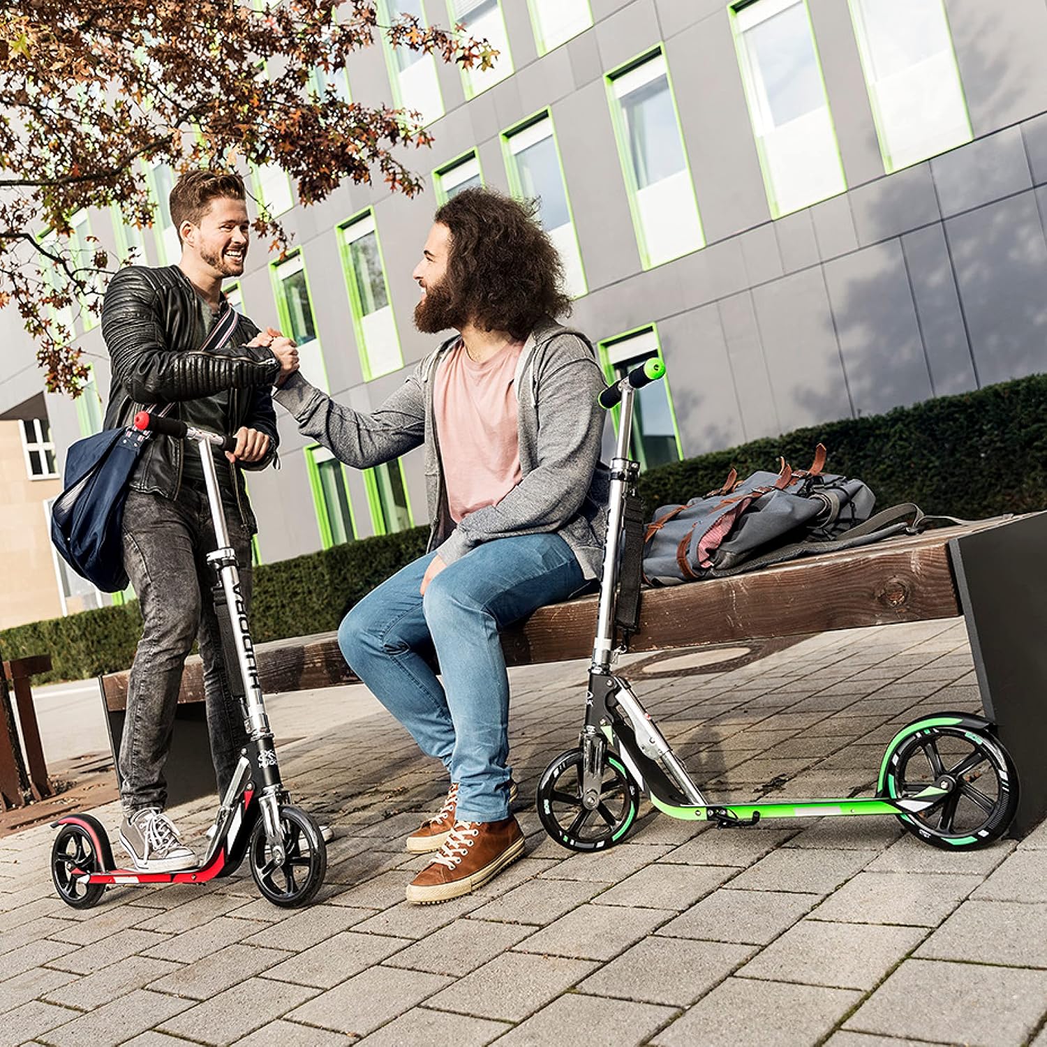 Thumbnail 1 de HUDORA BigWheel 205 Scooter – Stabiler Aluminium-Roller mit Höheneinstellung und Klappmechanismus