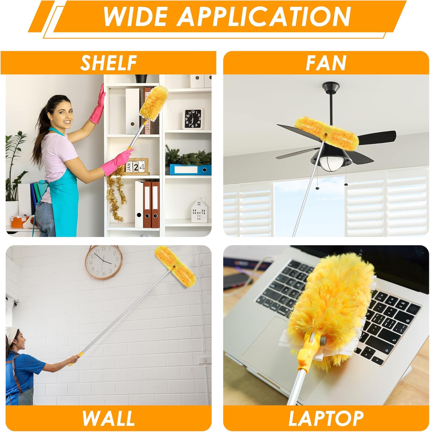 Thumbnail 3 de NEWE Dusters Kit with 65in Handle