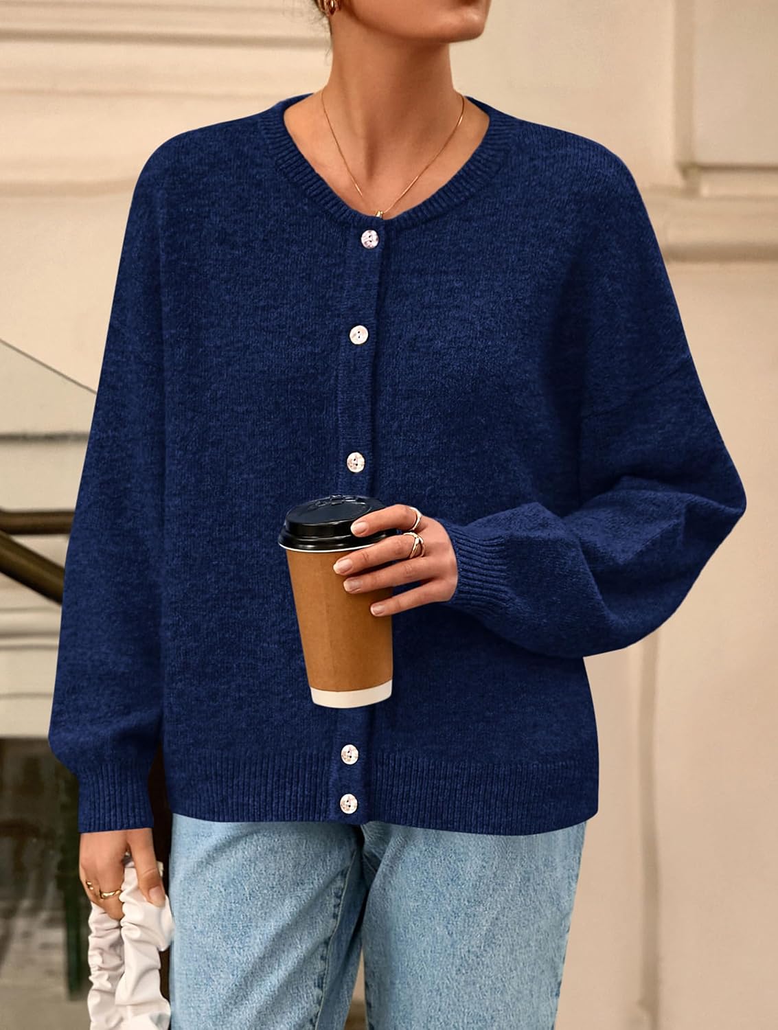 Thumbnail 4 de PRETTYGARDEN Fall Long Sleeve Cardigan for Women