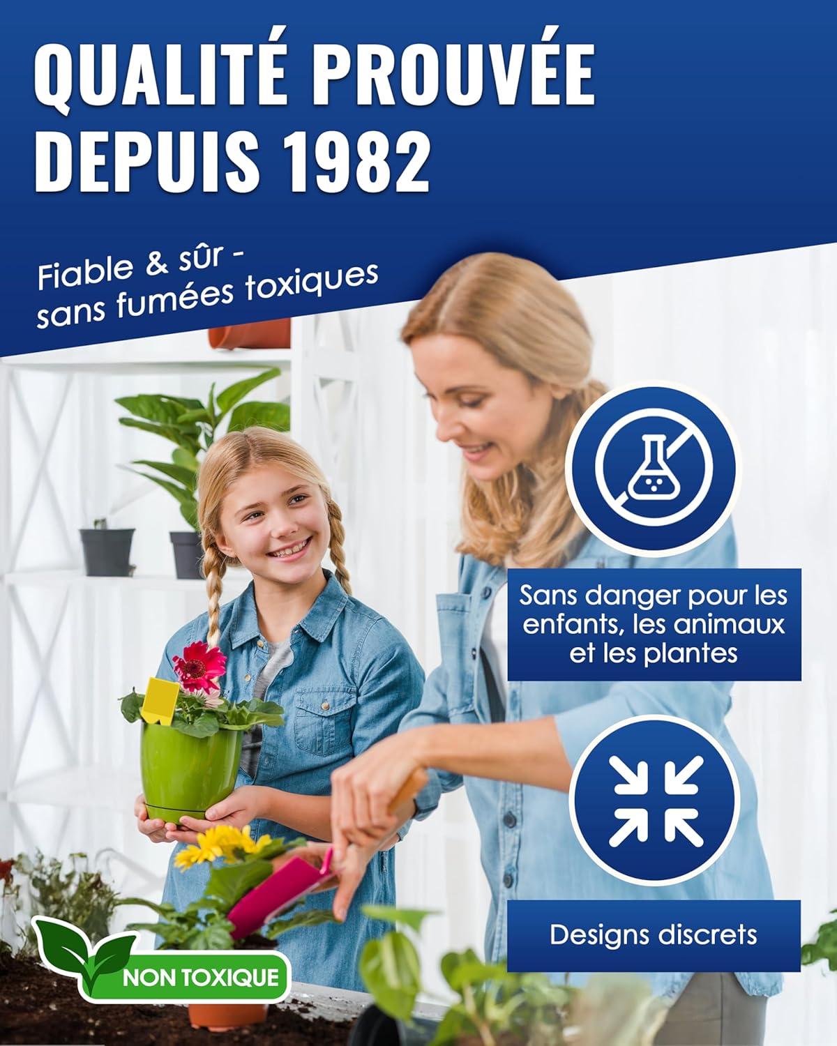 Thumbnail 5 de PIC Piège anti-moucherons pour plantes d’intérieur (60 pièges adhésifs recto-verso)