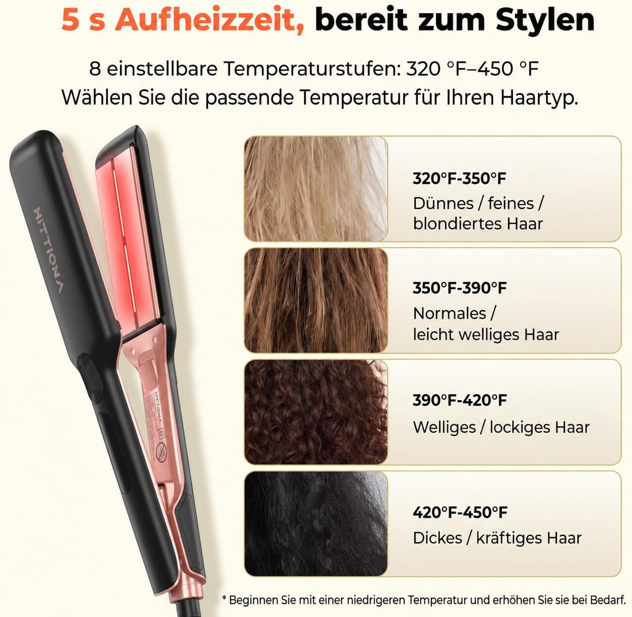 Thumbnail 3 de Professionelles Keramik-Glätteisen 1.75“ Ionen
