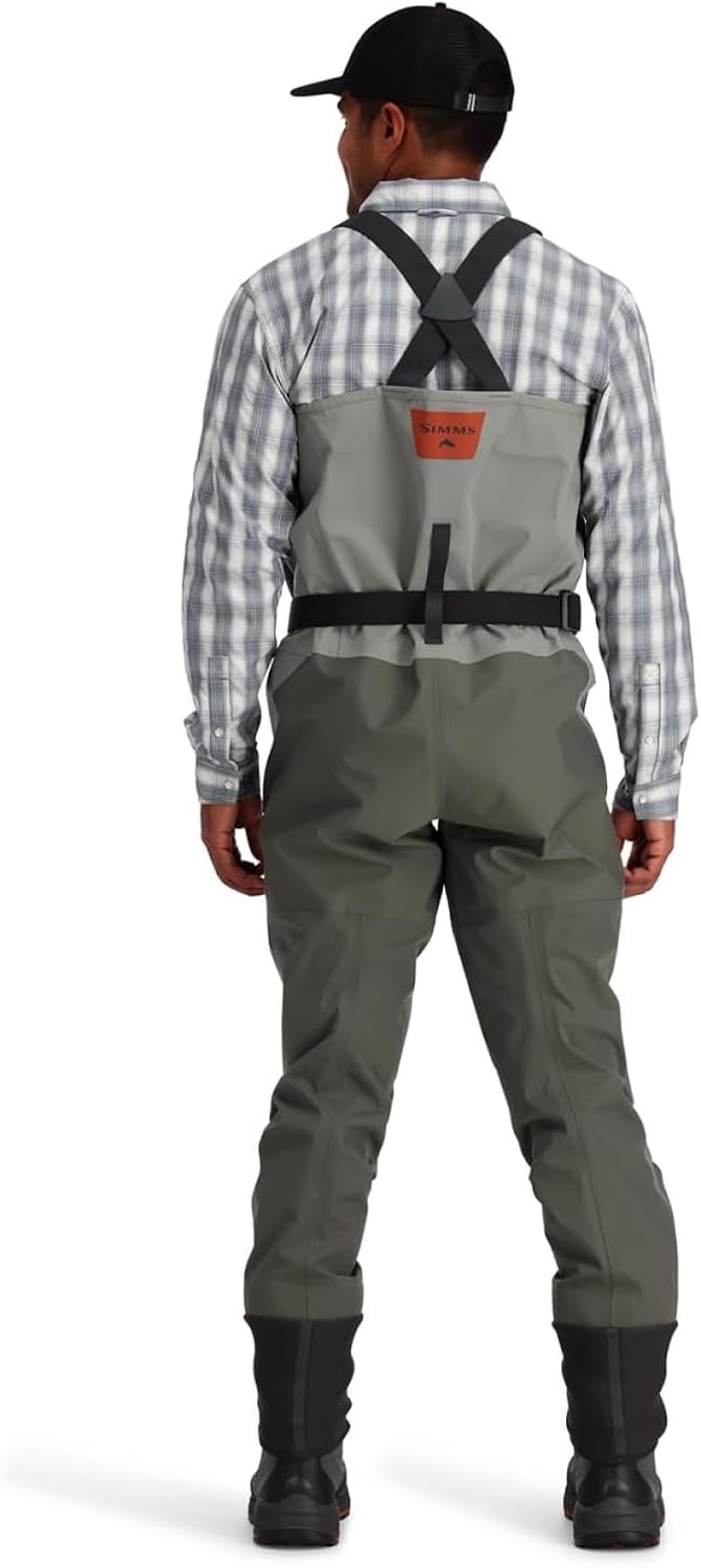 Detalle de Simms Freestone Stockingfoot — Cuissardes de pêche pour homme, durables et respirantes
