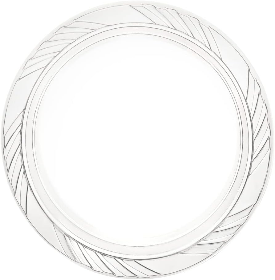 Detalle de Munfix Clear Plastic Plates Set (6-Inch) — 200 Disposable Dessert/Appetizer Plates for Parties & Events
