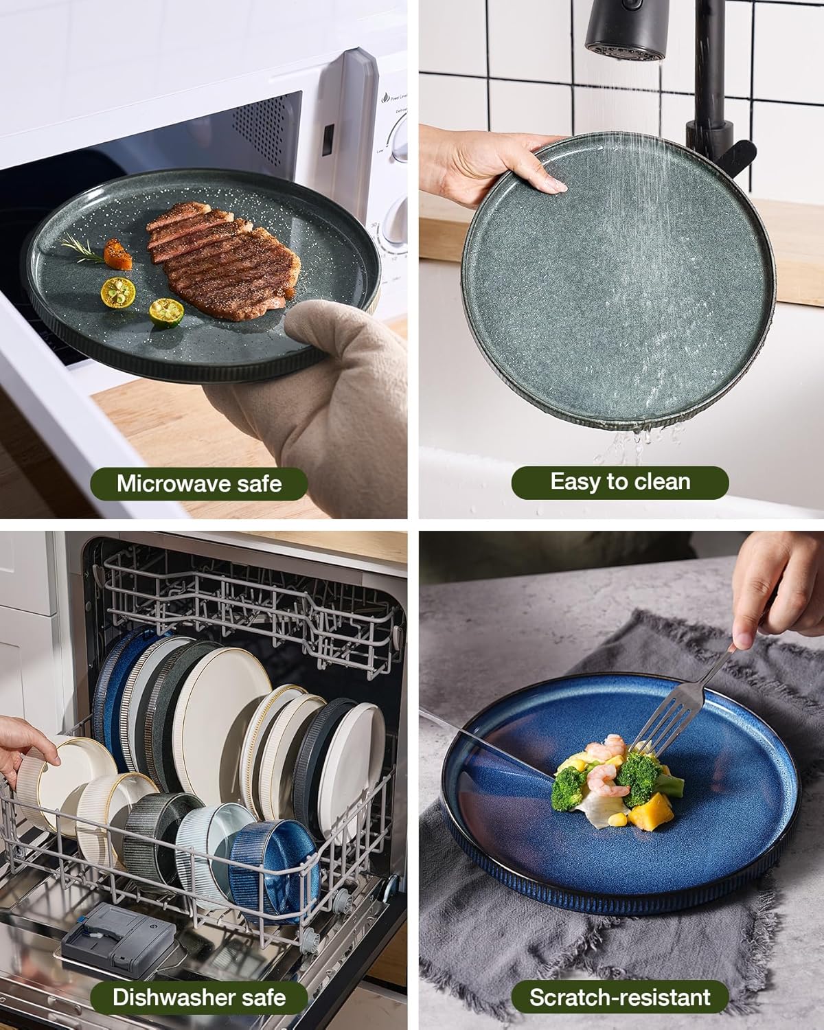 Thumbnail 6 de Famiware Star Dinnerware Set 12pc stoneware 🍽