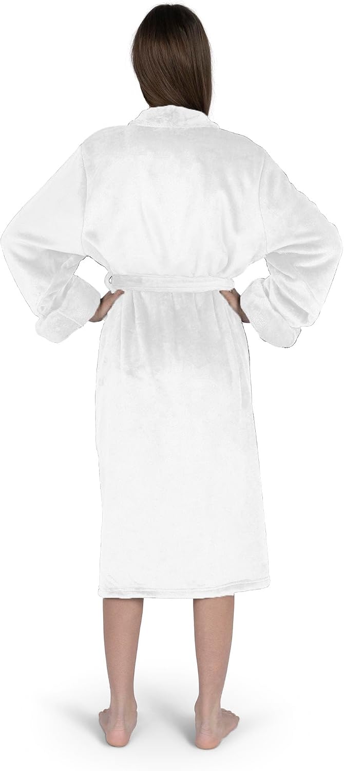 Thumbnail 2 de NORTHWEST NHL White Out Silk Touch Robe with Team Logo Patch (Mid-Length Lounge Robe)