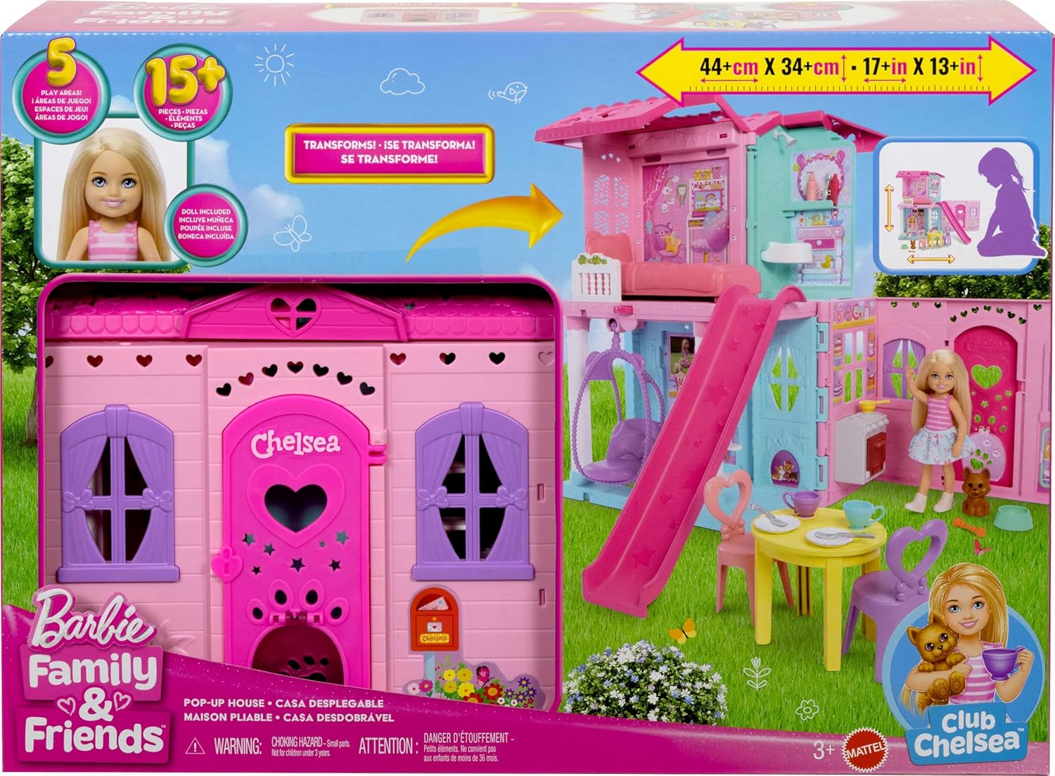 Thumbnail 6 de Barbie Chelsea dollhouse with 15+ accessories