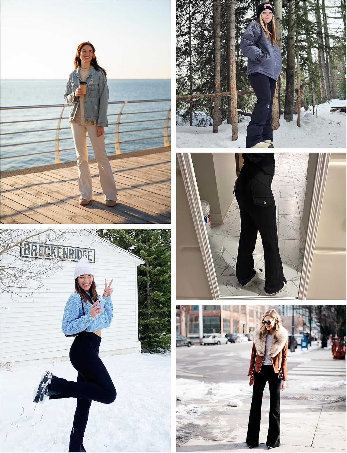 Detalle 2 de Heathyoga Fleece-Lined Leggings for Women