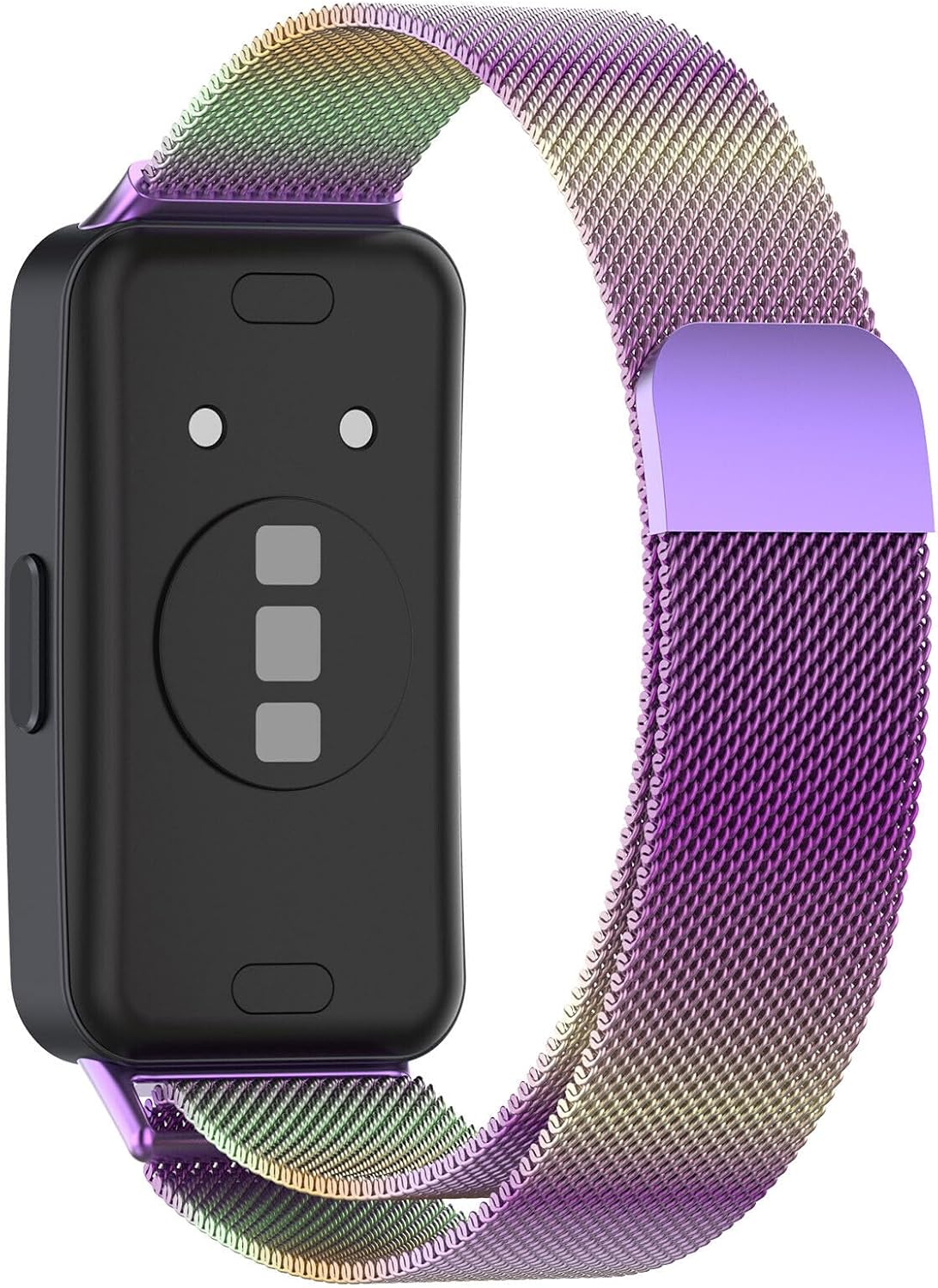 Detalle de Panda Bobo Milanese Stainless Steel Strap for Huawei Band 8/9/10
