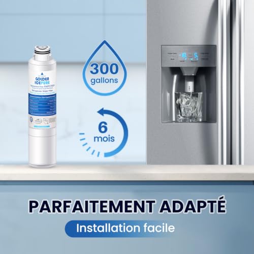 Thumbnail 4 de GOLDEN ICEPURE Filtre à Eau pour Réfrigérateur – Compatible avec Samsung et consort pour une eau plus pure