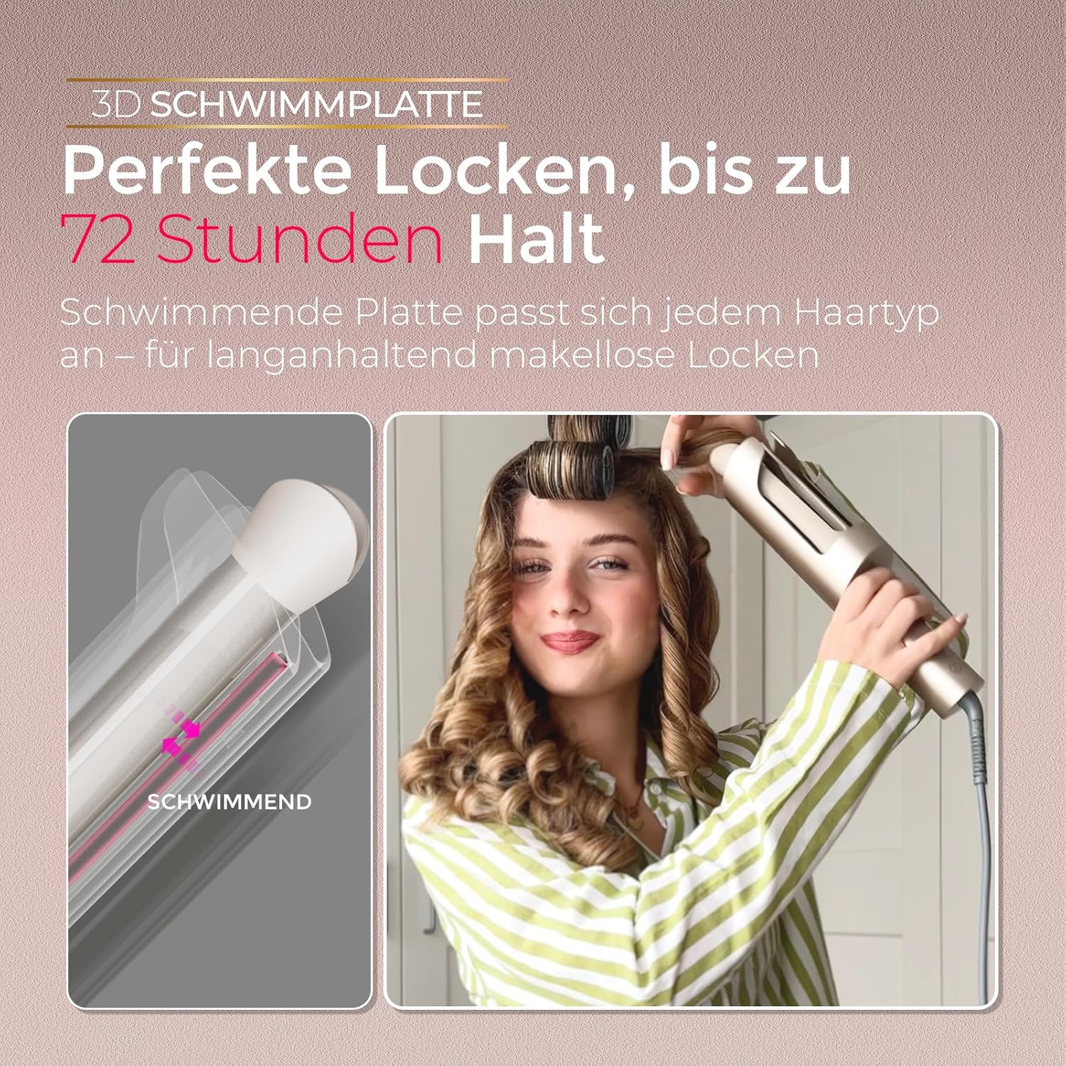 Thumbnail 4 de TYMO Curlpro Plus Lockenstab 25 mm Beach Waves