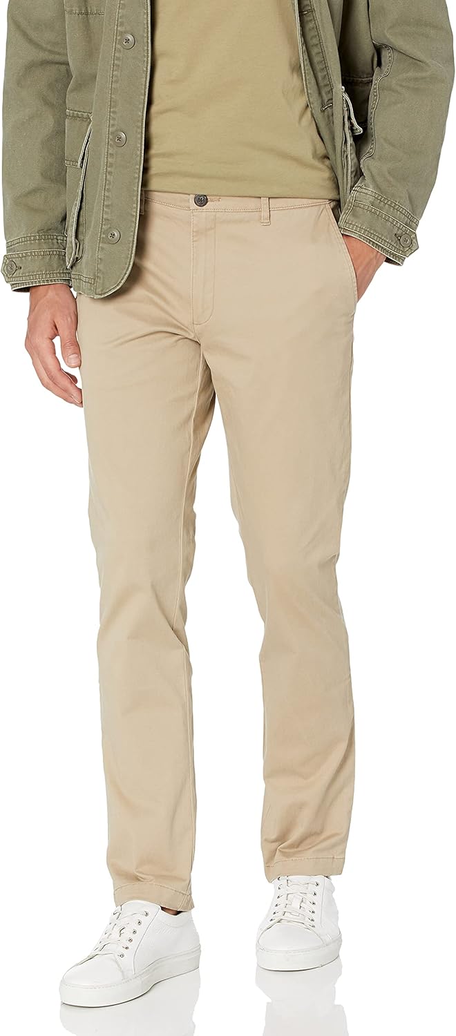 Thumbnail 4 de Amazon Essentials Herren Chinohose mit Stretch – Skinny-Passform in Khaki