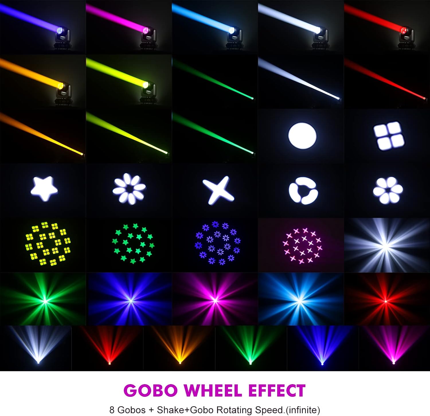 Thumbnail 4 de DJXFLI Moving Head Light 150W Beam