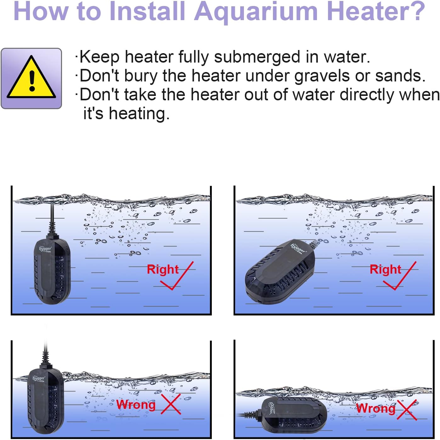 Thumbnail 6 de hygger Aquarium Heizung 50 W mit externem Controller und Thermometer (für 1–25 l)