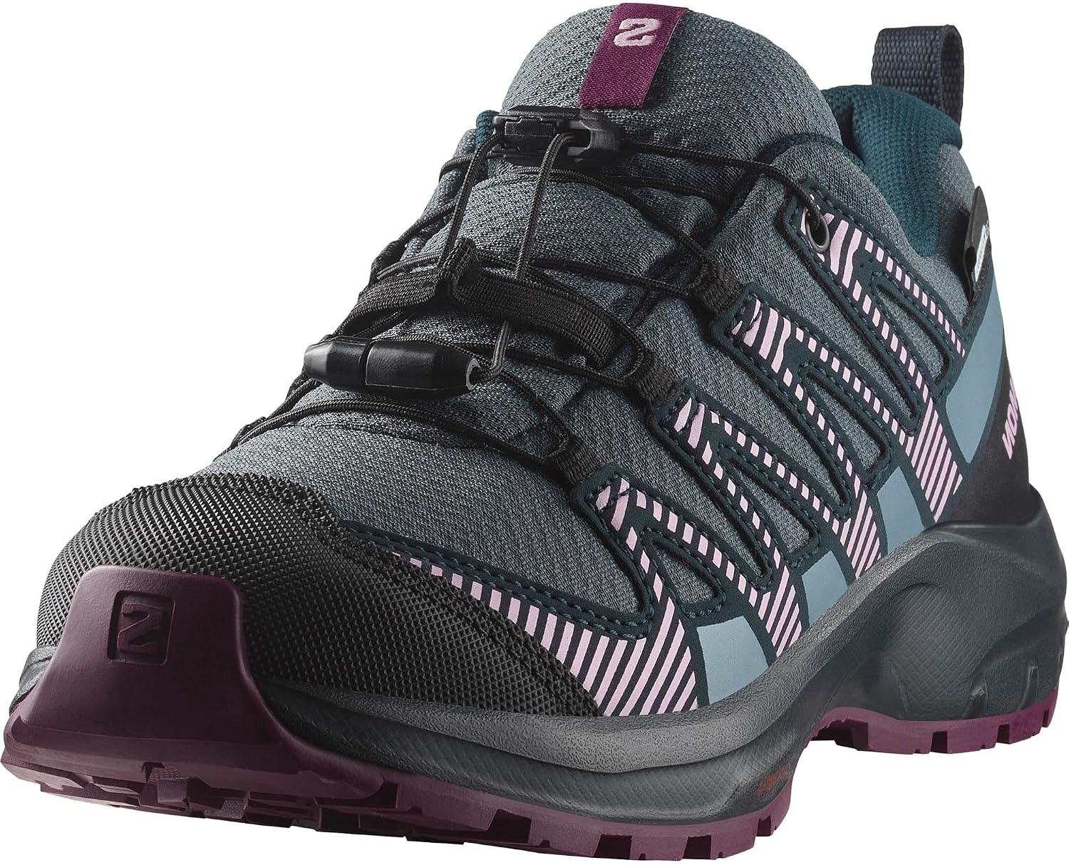 Detalle de Salomon XA PRO V8 Climasalomon Waterproof Scarpe da Bambini – Earth Red, 31