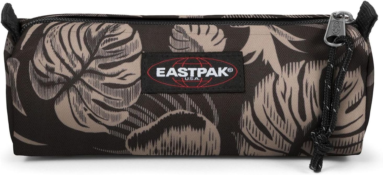 Detalle de Eastpak Brize Black Grey — Single hydrofuge avec motif feuilles tropicales