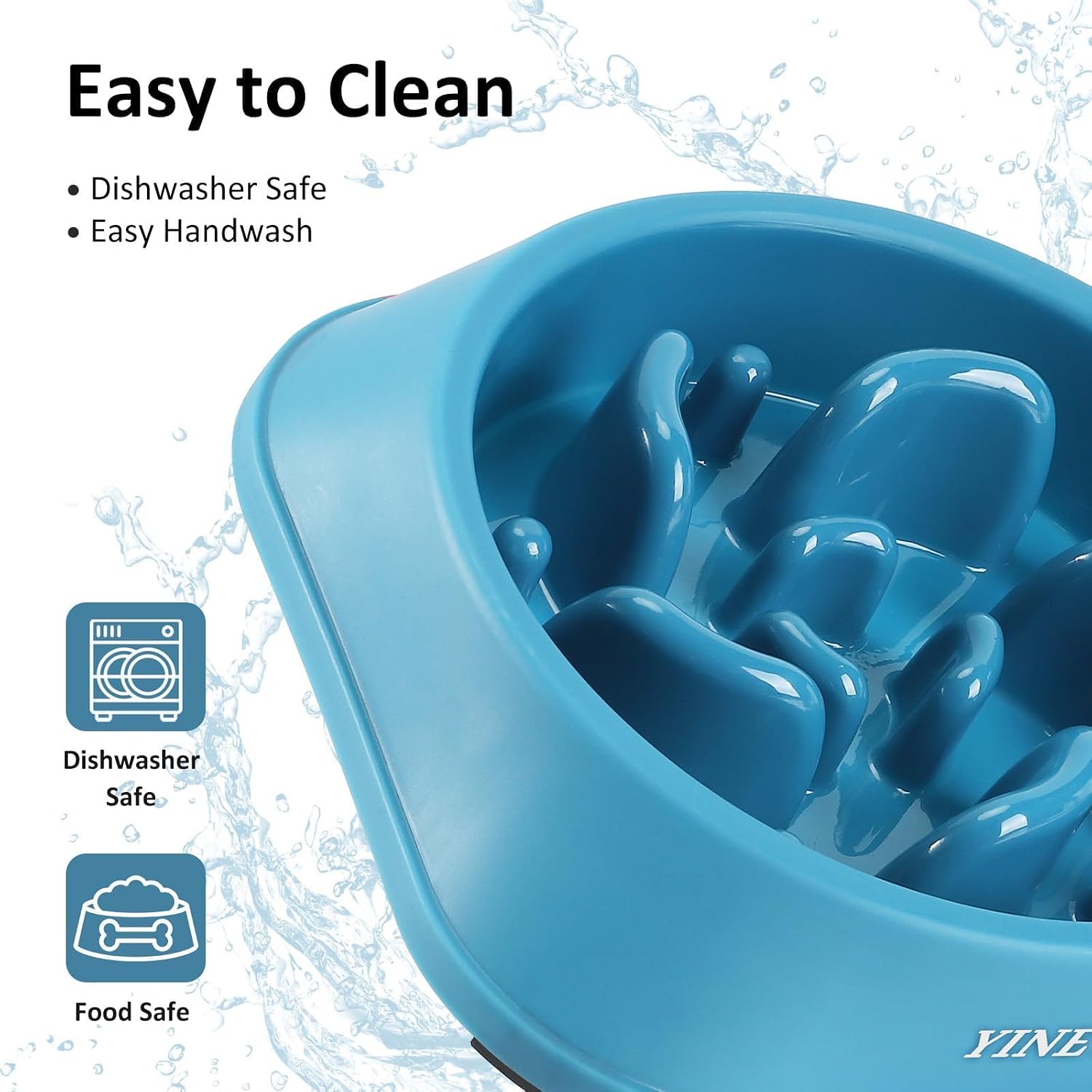 Thumbnail 6 de YINEYA Slow Feeder Dog Bowls: Large Breed Maze Design for Healthier, Slower Eaters