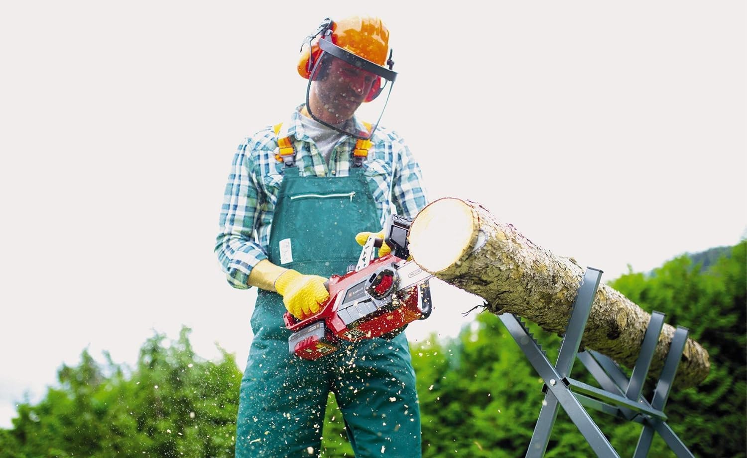 Thumbnail 2 de Einhell 18V Power X-Change Cordless Chainsaw 10 Inch (25 cm) GE-LC 18/25 Li Solo