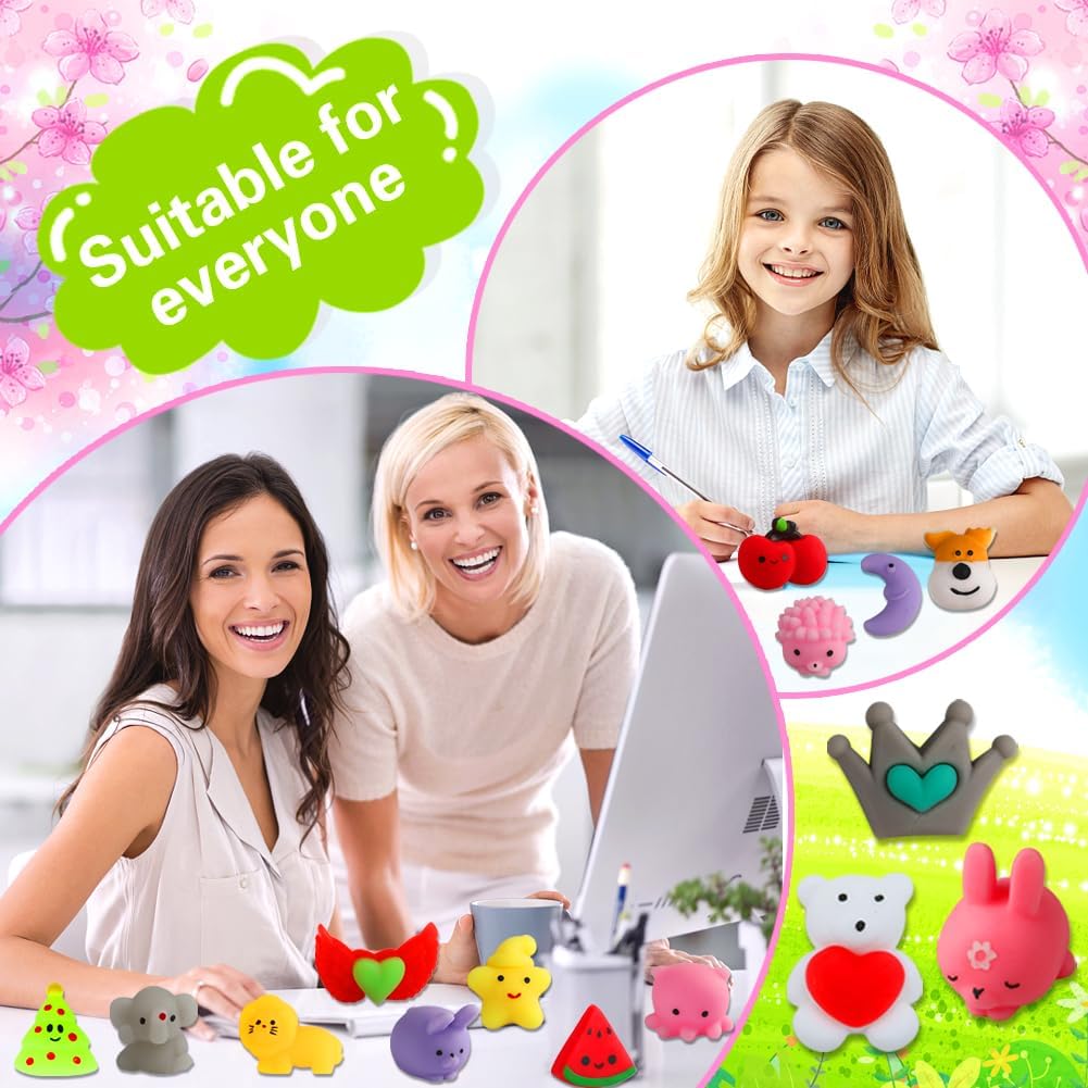 Detalle 2 de 100 Pack Squishies Tiny Mochi Squishy Toys
