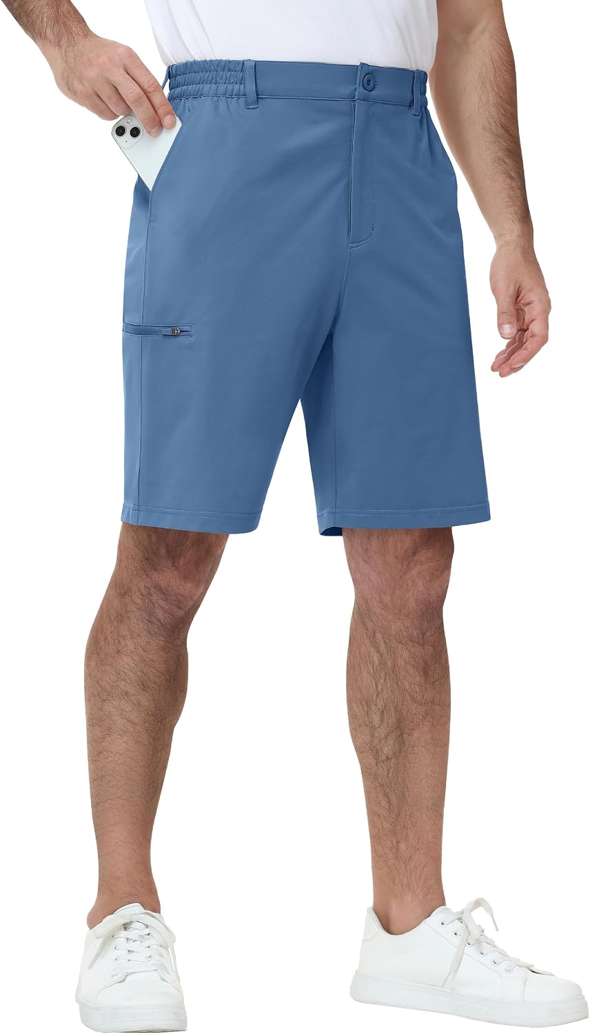 Detalle de Satankud Men's Golf Shorts 9-Inch