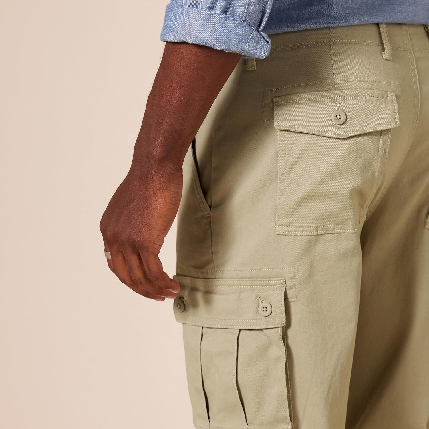 Thumbnail 3 de Amazon Essentials Herren gerade geschnittene Stretch-Cargohose (Big & Tall)