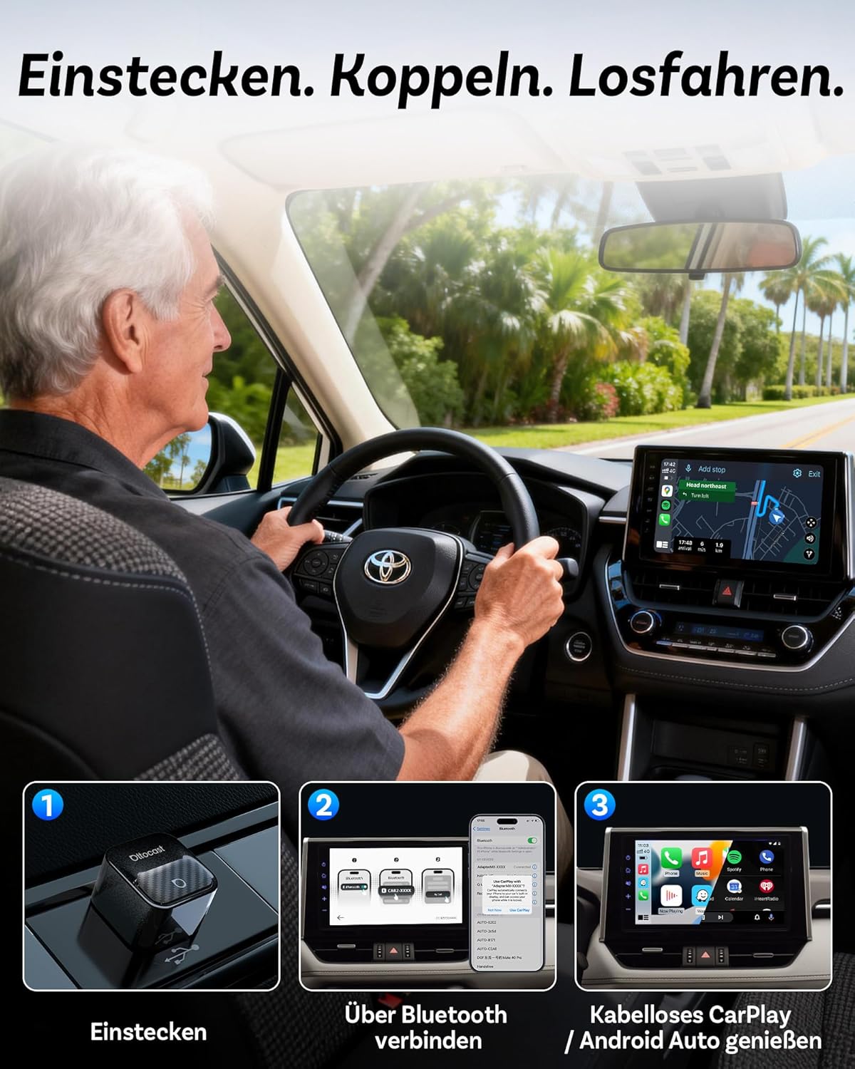 Thumbnail 6 de OTTOCAST 2-in-1 Wireless CarPlay Adapter 2026