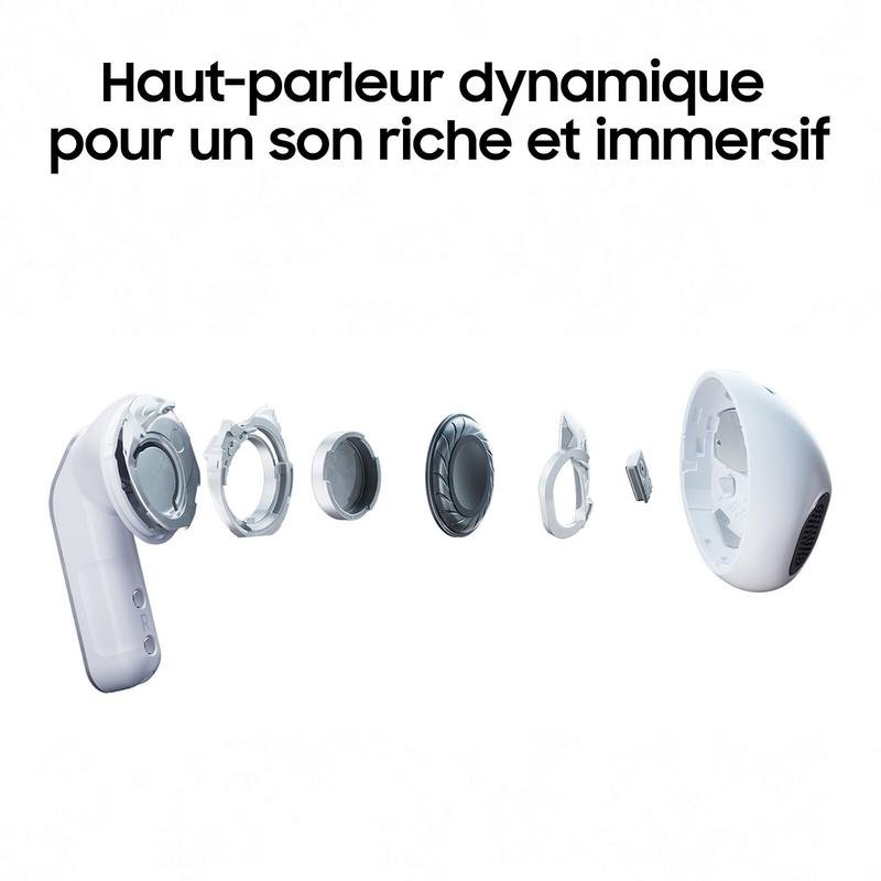 Detalle 2 de Samsung Galaxy Buds4 inalámbricos: sonido de alta fidelidad, ANC y autonomía de larga duración