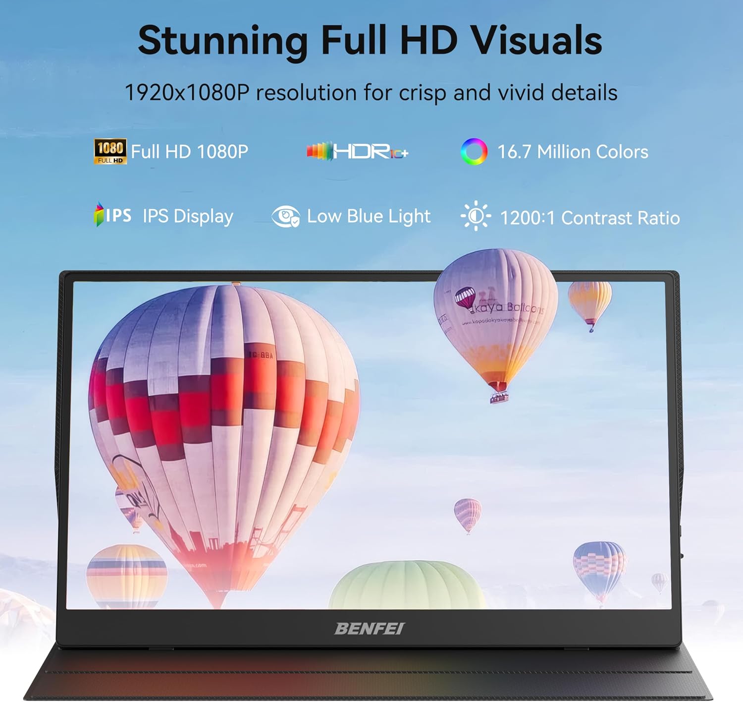 Detalle 2 de BENFEI Portable Monitor 15.6-inch