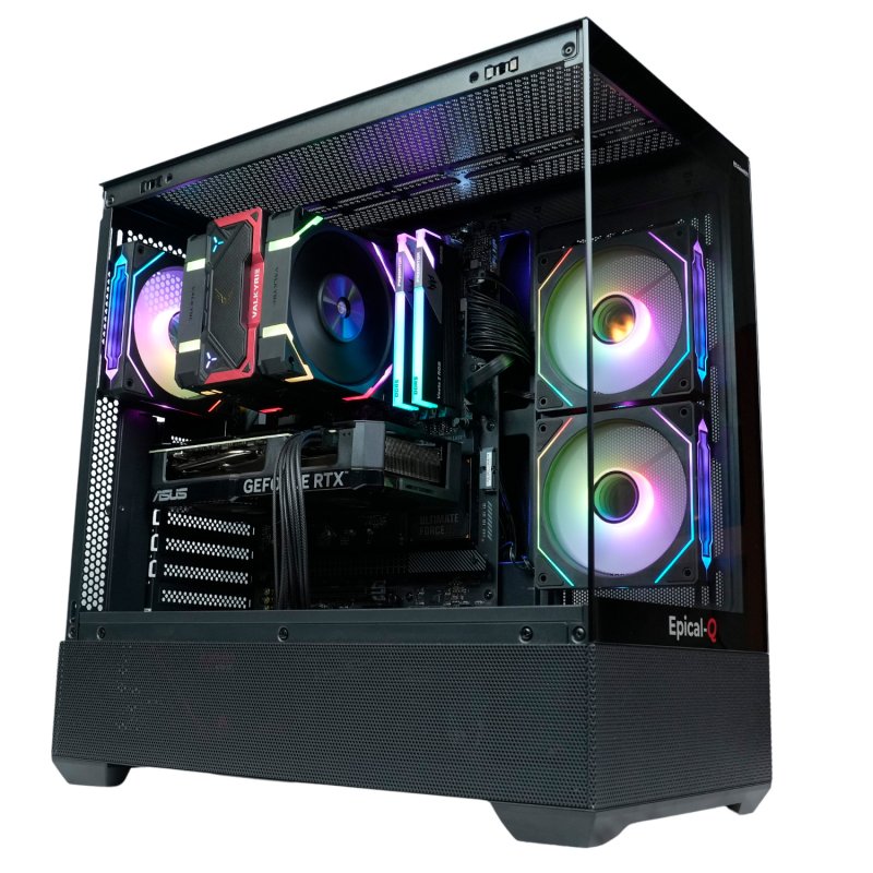Detalle 2 de Epical-Q Galamp con AMD Ryzen 7 8700F, 32GB RAM, SSD NVMe 1TB y RX 9070 XT + Windows 11 Pro