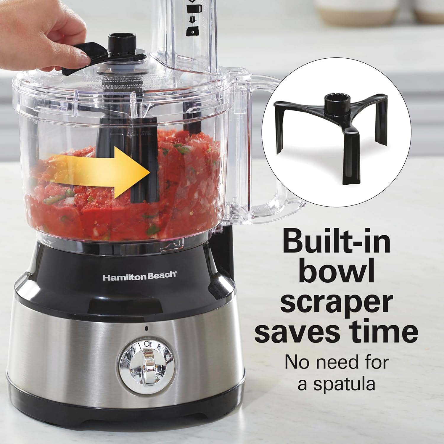 Detalle 2 de Hamilton Beach Food Processor 10 Cups ⚙