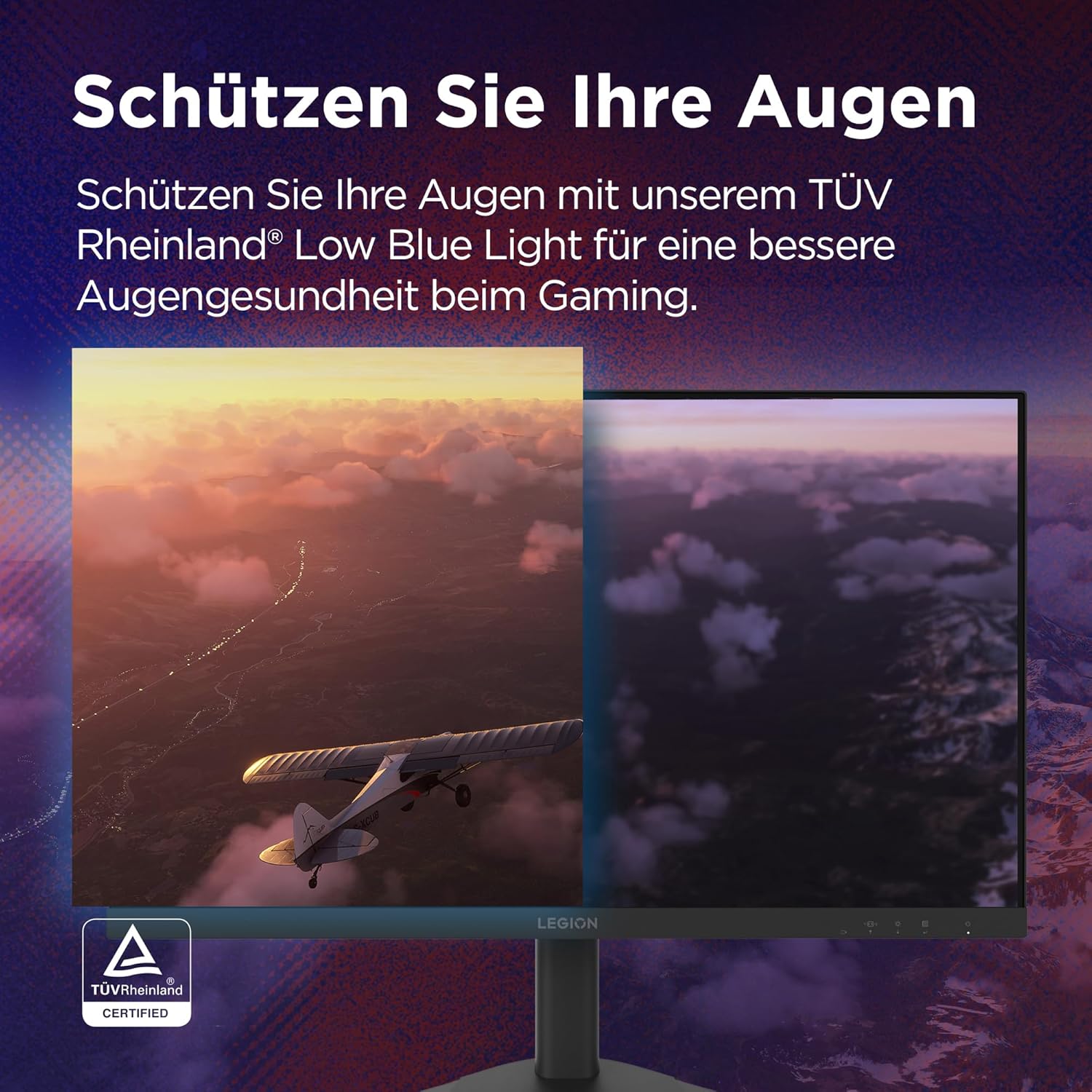 Thumbnail 6 de Lenovo Legion R24s – 24-Zoll Gaming-Monitor mit IPS-Panel, 144 Hz und 1 ms Reaktionszeit