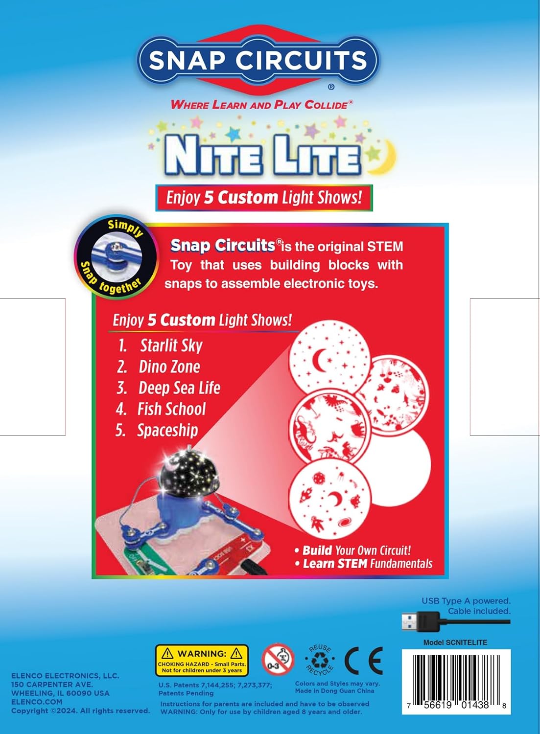 Detalle 2 de Snap Circuits STEM Night Light Set