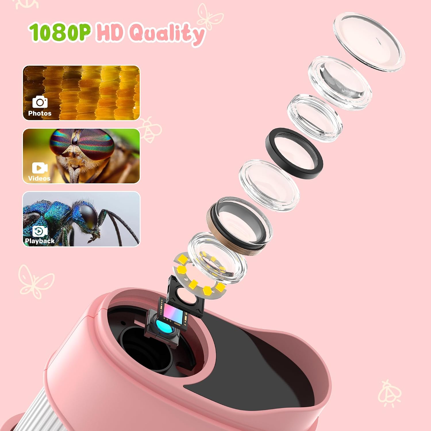Thumbnail 6 de 1000X Handheld Digital Microscope 2MP for Kids