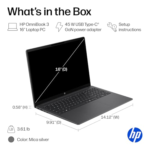 Thumbnail 9 de HP OmniBook 3 16-inch Laptop PC (16-by0199nr) with 2K Touchscreen