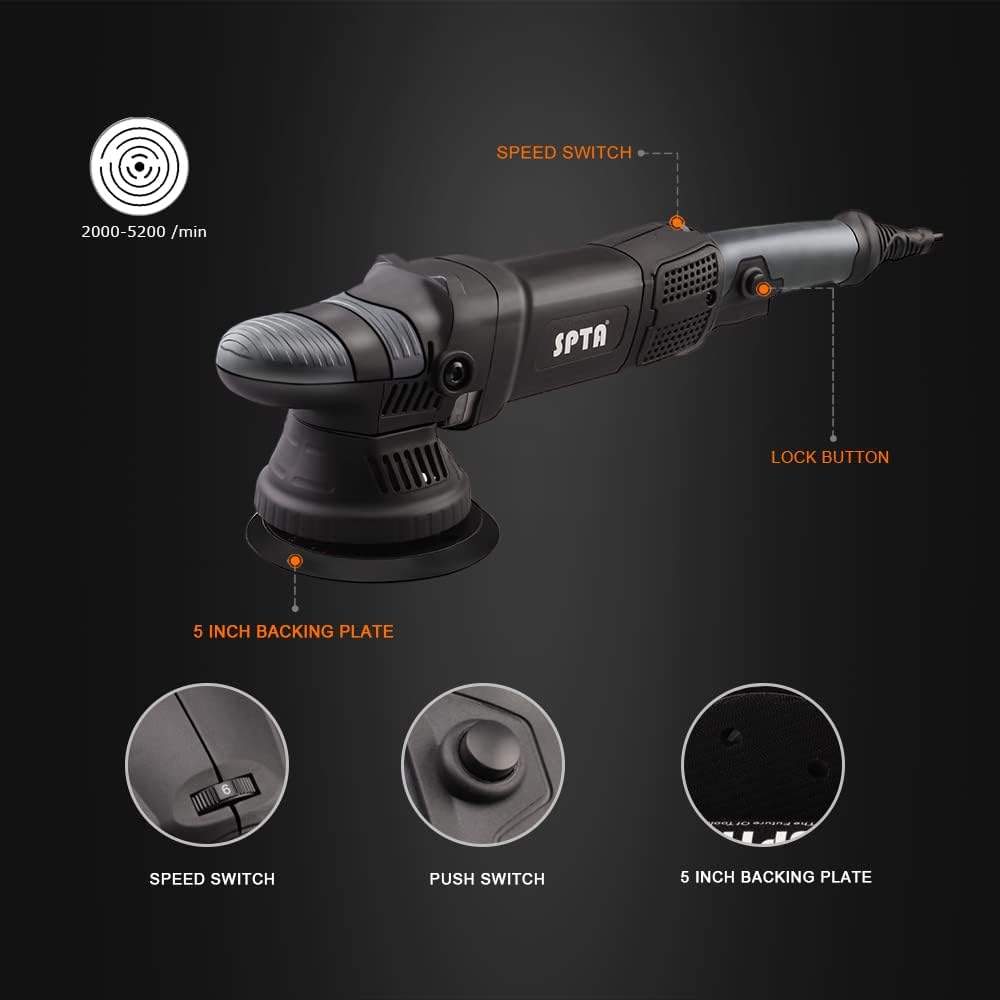 Detalle de SPTA Auto Poliermaschine 780W Exzenterpolierer