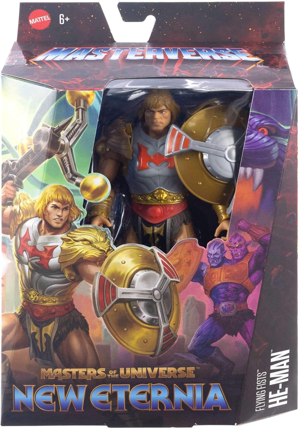 Thumbnail 1 de He-Man Flyng Fists 🚀 Figura MOTU Masterverse JBP75