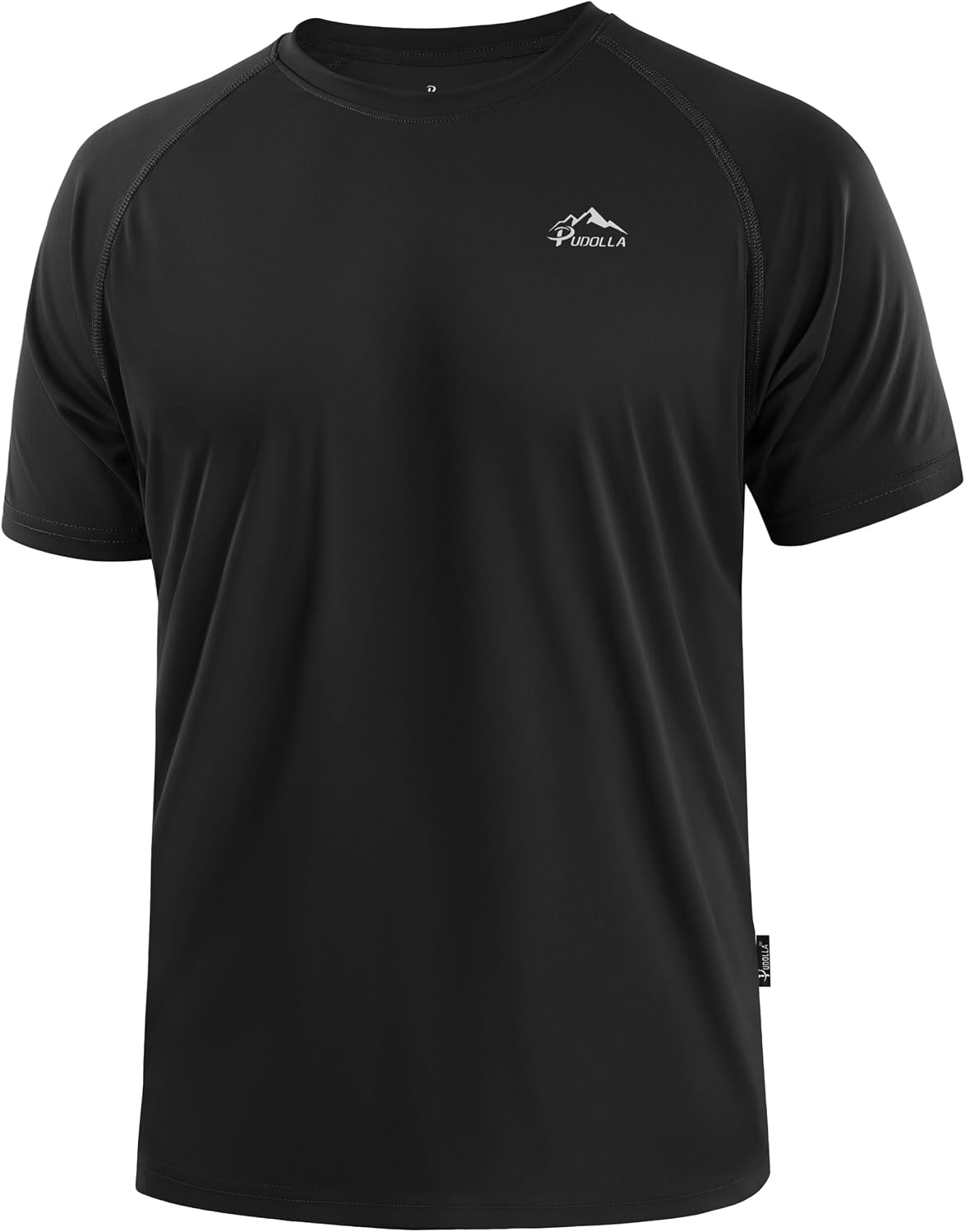 Detalle de Pudolla Men's UPF 50+ Rash Guard Swim Shirt, Quick-Dry 4-Way Stretch