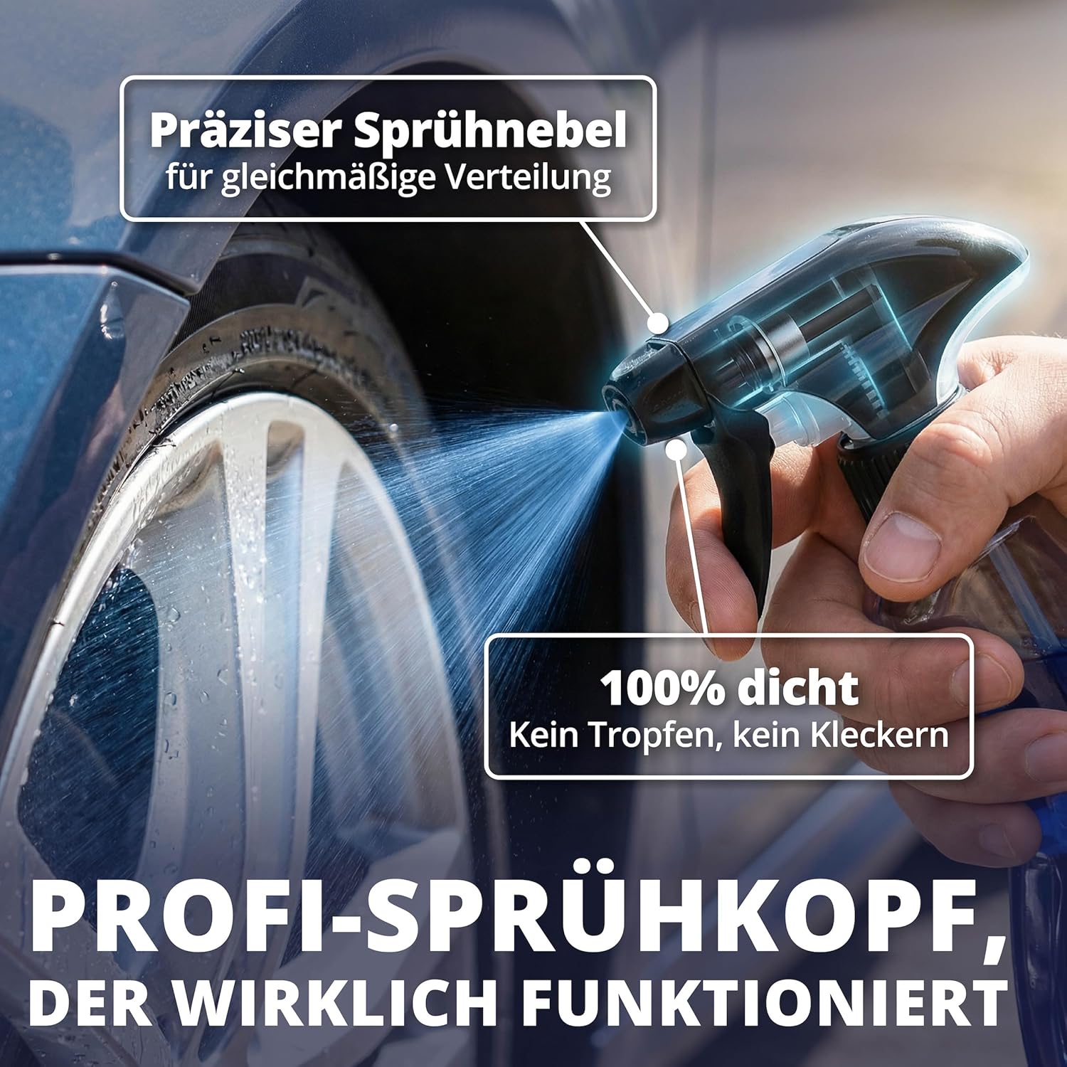 Thumbnail 5 de LICARGO Felgenreiniger säurefrei (750 ml) mit Wirkindikator für Alufelgen, Stahl- und Chromfelgen
