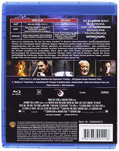 Thumbnail 1 de Prestige - Meister der Magie [Alemania] [Blu-ray] (Warner Bros)