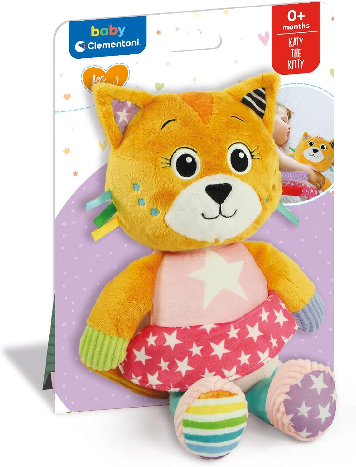 Thumbnail 1 de Clementoni Baby for You Katze Katy The Kitty-Plüsch (17908) – Babyspielzeug für die erste Kindheit