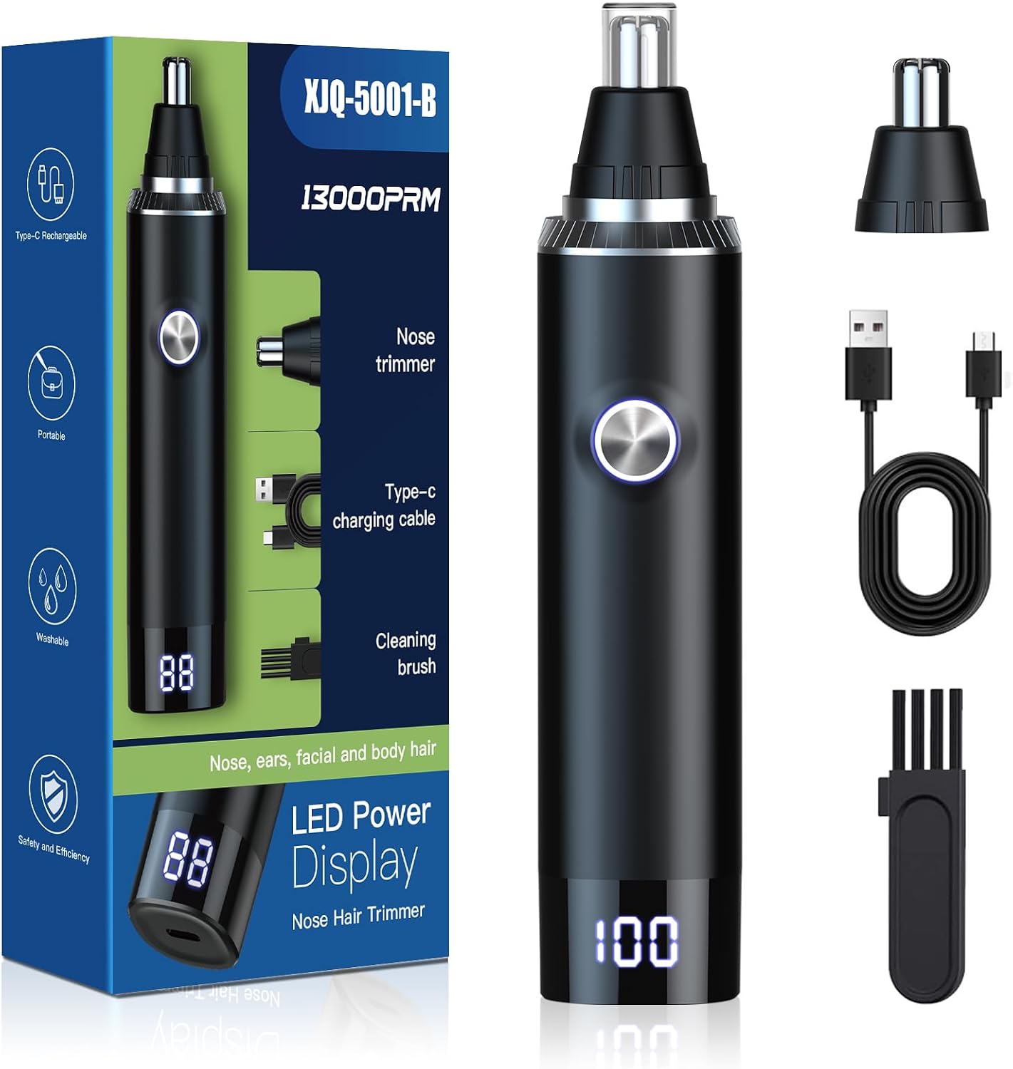 Detalle de Ear and Nose Hair Trimmer 2025 Pro