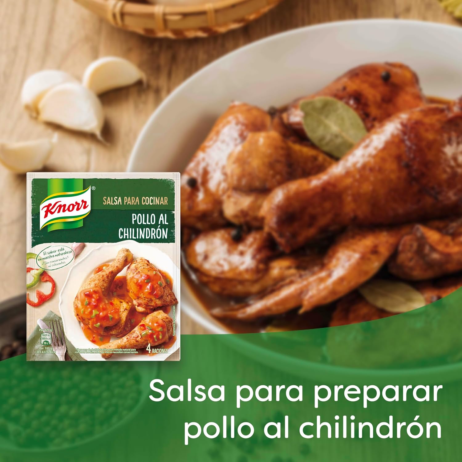 Thumbnail 5 de Knorr Salsa Pollo al Chilindrón 52g | Pack de 8 🍗