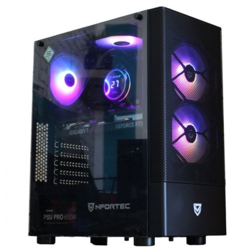 Detalle de PCM Lotus: Ryzen 5 7600X, 32 GB RAM, 1 TB SSD y RTX 5060 Ti