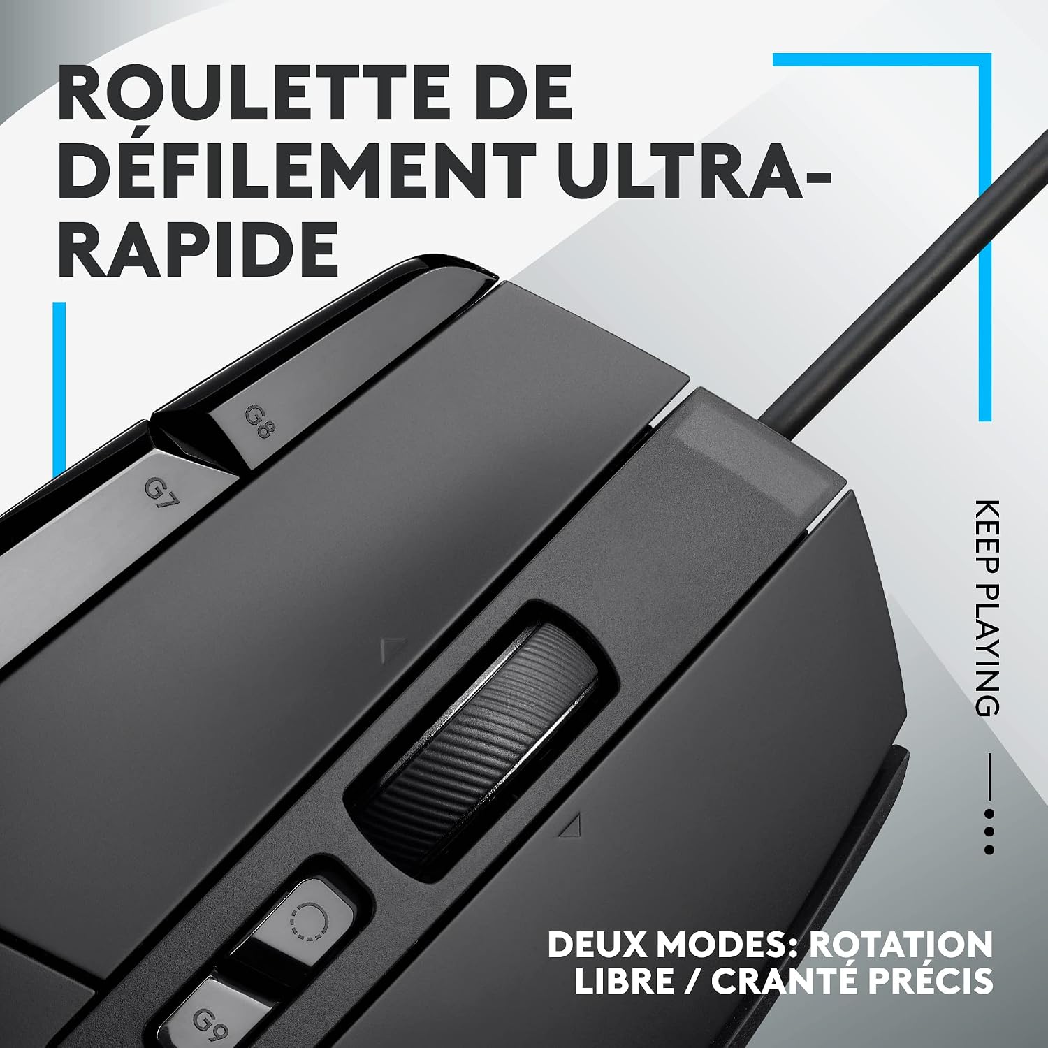 Detalle de Logitech G502 X – Souris Gaming Filaire de précision réinventée