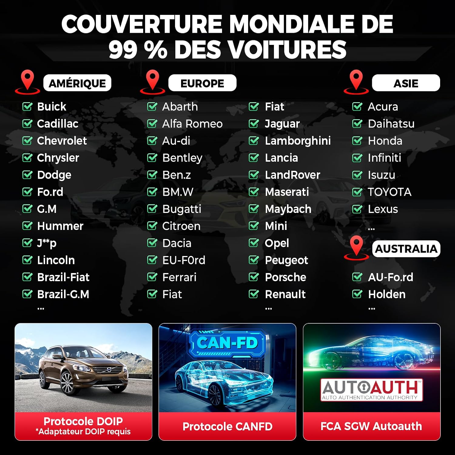 Thumbnail 6 de LAUNCH X431 V+ Pro 5.0 Valise Diagnostic Auto — Diagnostic bidirectionnel, codage ECU et 55+ services