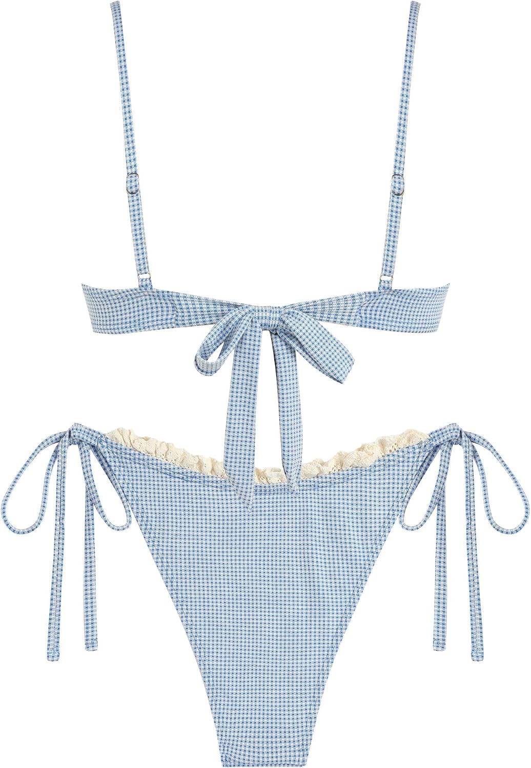 Detalle 1 de ZAFUL Women High Cut Bikini Sets Two Piece